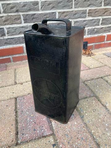 Caltex olieblik petroleum blik v verzamelaar beschikbaar voor biedingen