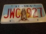 Kentekenplaat licenseplate Alaska Kodiak Bear USA, Verzenden, Gebruikt, Auto's