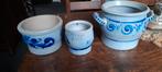 Oude aardewerk potten set, Antiek en Kunst, Antiek | Keramiek en Aardewerk, Ophalen of Verzenden