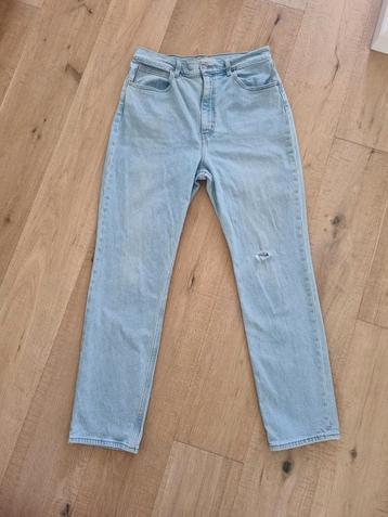 70s High Slim Straigh Levi's Dames Jeans 32 - Lichtblauw. beschikbaar voor biedingen