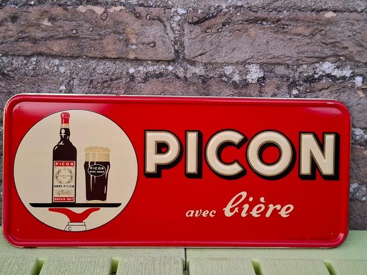 authentiek reclamebord Picon, Verzamelen, Merken en Reclamevoorwerpen, Nieuw, Reclamebord, Ophalen of Verzenden