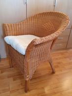 Rieten stoel, Huis en Inrichting, Stoelen, Ophalen, Gebruikt, Bruin, Eén