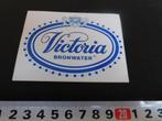 sticker VICTORIA bronwater, Ophalen, Zo goed als nieuw