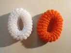 haarstiek wit/oranje, Ophalen of Verzenden, Nieuw, Overige typen