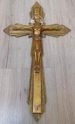 Art Deco crucific Jesus Christ Corpus, Ophalen of Verzenden, Gebruikt, Kaart of Prent