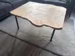 Unieke Salontafel - Hout & Metaal, Huis en Inrichting, Tafels | Salontafels, Ophalen, Gebruikt, 100 tot 150 cm, 50 tot 100 cm