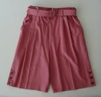 Nette bermuda/broekrok +ceintuur, zacht rood, maat 38, nieuw, Kleding | Dames, Maat 38/40 (M), Overige kleuren, Kort, Nieuw