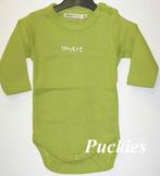 Groene Name It romper l/s maat 68 *NIEUW* (7961), Kinderen en Baby's, Babykleding | Maat 68, Nacht- of Onderkleding, Nieuw, Ophalen of Verzenden