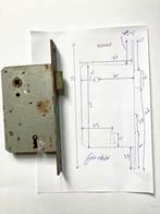 Authentiek slot NEMEF - kast 9,3 x 15,2 cm, Ophalen of Verzenden