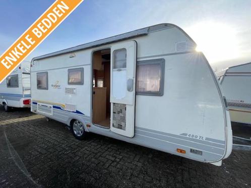 Bürstner Ventana 480 TL 2004; rondzit enkele bedden, Caravans en Kamperen, Caravans, Bedrijf, tot en met 4, 1000 - 1250 kg, Rondzit