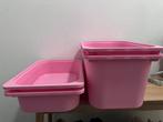 IKEA trofast opbergbakken roze, 4 stuks, Ophalen, Gebruikt, Minder dan 50 cm, Minder dan 50 cm