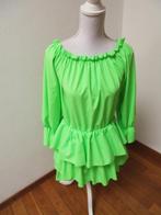 H12 MADE IN ITALY tuniek blouse kreukvrij groen M 38/40, Kleding | Dames, Blouses en Tunieken, Maat 38/40 (M), Made in Italy, Nieuw