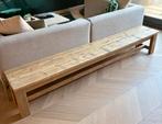 Prachtige rustieke houten bank, Ophalen, Zo goed als nieuw, Rechte bank, Hout