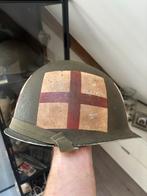 Originele M1 Helm - Schlueter medic, Verzamelen, Militaria | Tweede Wereldoorlog, Ophalen of Verzenden, Landmacht, Amerika, Helm of Baret