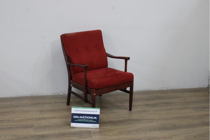 Vintage Rode Farstrup Casa Fauteuil, Huis en Inrichting, Fauteuils, Ophalen of Verzenden