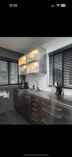 Rvs Keuken, Huis en Inrichting, Keuken | Complete keukens, Ophalen, Zo goed als nieuw, Staal of Rvs, Overige typen