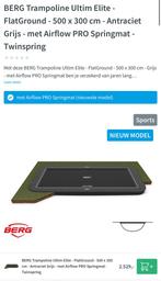Berg trampoline elite airflow flatground 500 x 300, Ophalen, Zo goed als nieuw