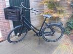 Nieuwe zwarte Cortina stadsfiets Tide maat 57 met krat, Ophalen, Versnellingen, Nieuw, 56 cm of meer