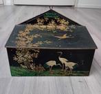 Antiek  poetsdoos  "WEES SLIM GEBRUIK..GLIM", Verzamelen, Blikken, Ophalen of Verzenden, Gebruikt, Overige