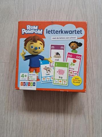 Rompompom letterkwartet beschikbaar voor biedingen