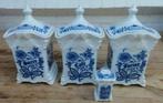 3 Franstalige Zwiebelmuster voorraadpotten + peper strooier, Antiek en Kunst, Antiek | Servies los, Ophalen of Verzenden