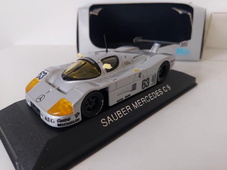 Max Models 1000 Sauber Mercedes-Benz C-9 Le Mans # 63, Hobby en Vrije tijd, Modelauto's | 1:43, Zo goed als nieuw, Auto, Overige merken