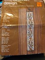 Scandinavian design vintage borduurpakket, Hobby en Vrije tijd, Borduren en Borduurmachines, Verzenden, Zo goed als nieuw, Handborduren
