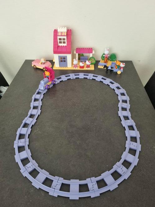 Hello Kitty Trein Duplo Compatibel, Kinderen en Baby's, Speelgoed | Duplo en Lego, Gebruikt, Duplo, Complete set, Ophalen of Verzenden