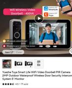 Deurbel met intercom, Verzenden, Bewegingsdetectiesensor, Nieuw, Draadloos