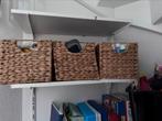 7 rieten mandjes groot en klein, Huis en Inrichting, Woonaccessoires | Schalen en Manden, Ophalen of Verzenden, Zo goed als nieuw
