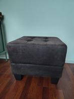 Poef met dienblad - Zeer goede staat!, Ophalen, Zo goed als nieuw, Stof, Modern