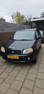 Suzuki Ignis 1.3 GL 2002 Zwart, Auto's, Voorwielaandrijving, 83 pk, Stof, Metallic lak