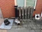 DINAK RVS DUBBELWANDIG ROOKKANAAL diam.150/210, Doe-het-zelf en Verbouw, Buizen en Afvoer, Afvoer, 6 meter of meer, Ophalen of Verzenden