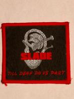 Slade till deaf do us part vintage rock patch embleem RARE, Verzamelen, Verzenden, Nieuw, Kleding