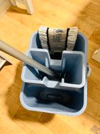 Ha-Ra Emmer met Vloerdoek en Steel, Ophalen, Zo goed als nieuw, Kunststof, Met handgreep