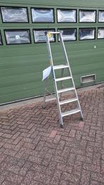 Magazijntrap Bordetrap Zarges 5 treden, Doe-het-zelf en Verbouw, Ladders en Trappen, Ophalen, Gebruikt, Trap, Minder dan 2 meter