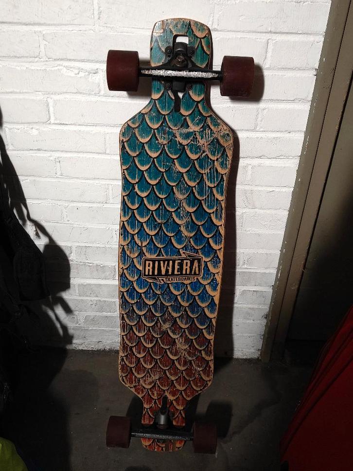Vintage Skateboard, Sport en Fitness, Skateboarden, Gebruikt, Skateboard, Longboard, Ophalen