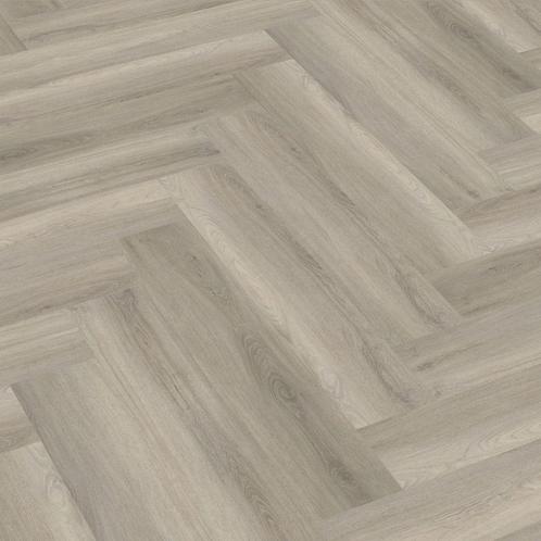 VISGRAAT KLIK PVC EXTRA MAT BEIGE/GRIJS €19,99M² OP VOORRAAD, Huis en Inrichting, Stoffering | Vloerbedekking, Nieuw, Wit, Crème