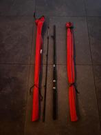 Roofvis hengels set 2 stuk, Ophalen of Verzenden, Zo goed als nieuw, Werphengel
