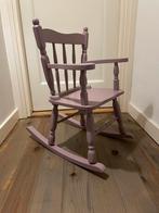 Kinder schommelstoel oud roze, Ophalen, Zo goed als nieuw, Stoel(en)