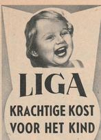 Retro reclame 1951 Liga Bergen op Zoom krachtige kost, Verzamelen, Retro, Verzenden, Overige typen