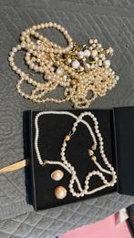 Parel ketting, Ophalen of Verzenden, Goud, Ketting