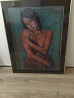 2 x vrouwen portretten, Antiek en Kunst, Kunst | Beelden en Houtsnijwerken, Ophalen