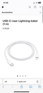 Lightning —> USB-C kabel 1m (nieuw!), Ophalen of Verzenden, Nieuw, Apple iPhone