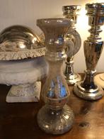 Armenluis zilveren kandelaar, Antiek en Kunst, Ophalen of Verzenden