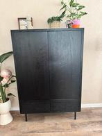 Lifestyle zwart eiken kast, Ophalen, 100 tot 150 cm, Zo goed als nieuw, Minder dan 150 cm