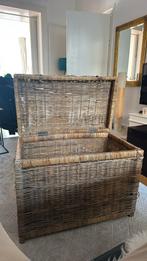 Rieten mand groot, Huis en Inrichting, Ophalen, Gebruikt, 100 tot 150 cm, 50 tot 75 cm