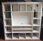 Kallax kast met tv uitsparing 182 x 182 cm, Ophalen, Gebruikt, 150 tot 200 cm, Ikea kallax