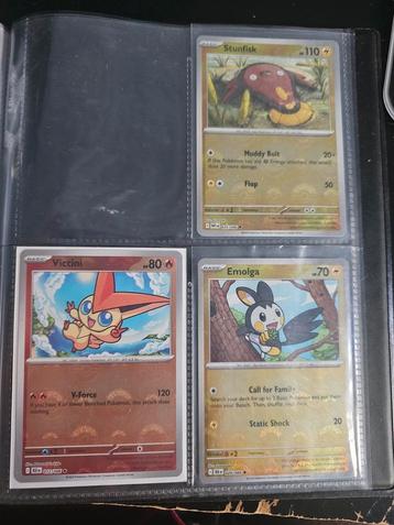 Pokemon Black & White Pokeball Kaarten - Stunfisk, Victini,  beschikbaar voor biedingen