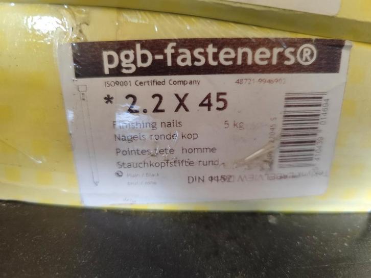 Nagels in dozen van 5kg - Diverse maten, Doe-het-zelf en Verbouw, Overige Doe-het-zelf en Verbouw, Nieuw, Ophalen
